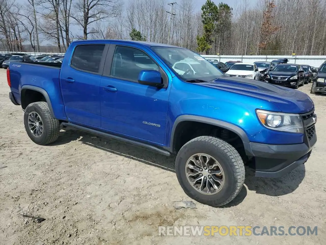 4 fotografías del automóvil dañado 1GCGTEEN7K1135593 CHEVROLET COLORADO 2019