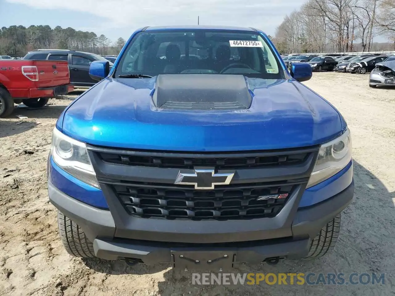 5 fotografías del automóvil dañado 1GCGTEEN7K1135593 CHEVROLET COLORADO 2019