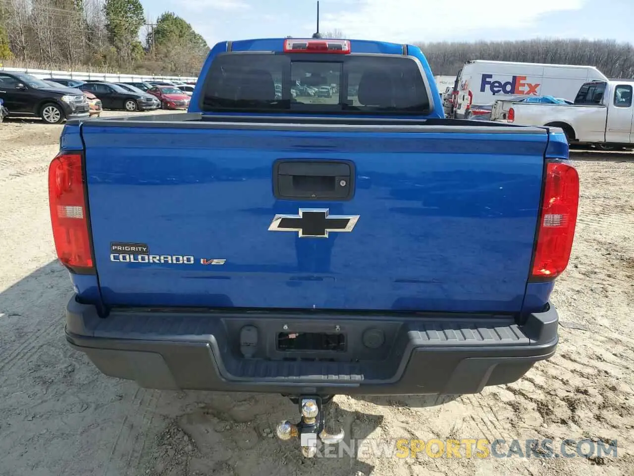 6 fotografías del automóvil dañado 1GCGTEEN7K1135593 CHEVROLET COLORADO 2019
