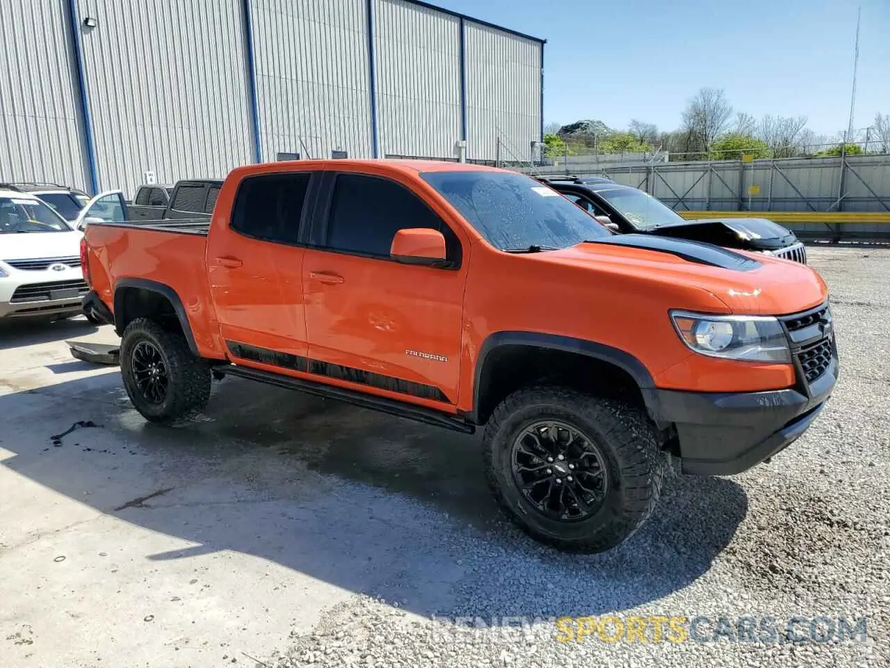 4 fotografías del automóvil dañado 1GCGTEEN7K1278933 CHEVROLET COLORADO 2019