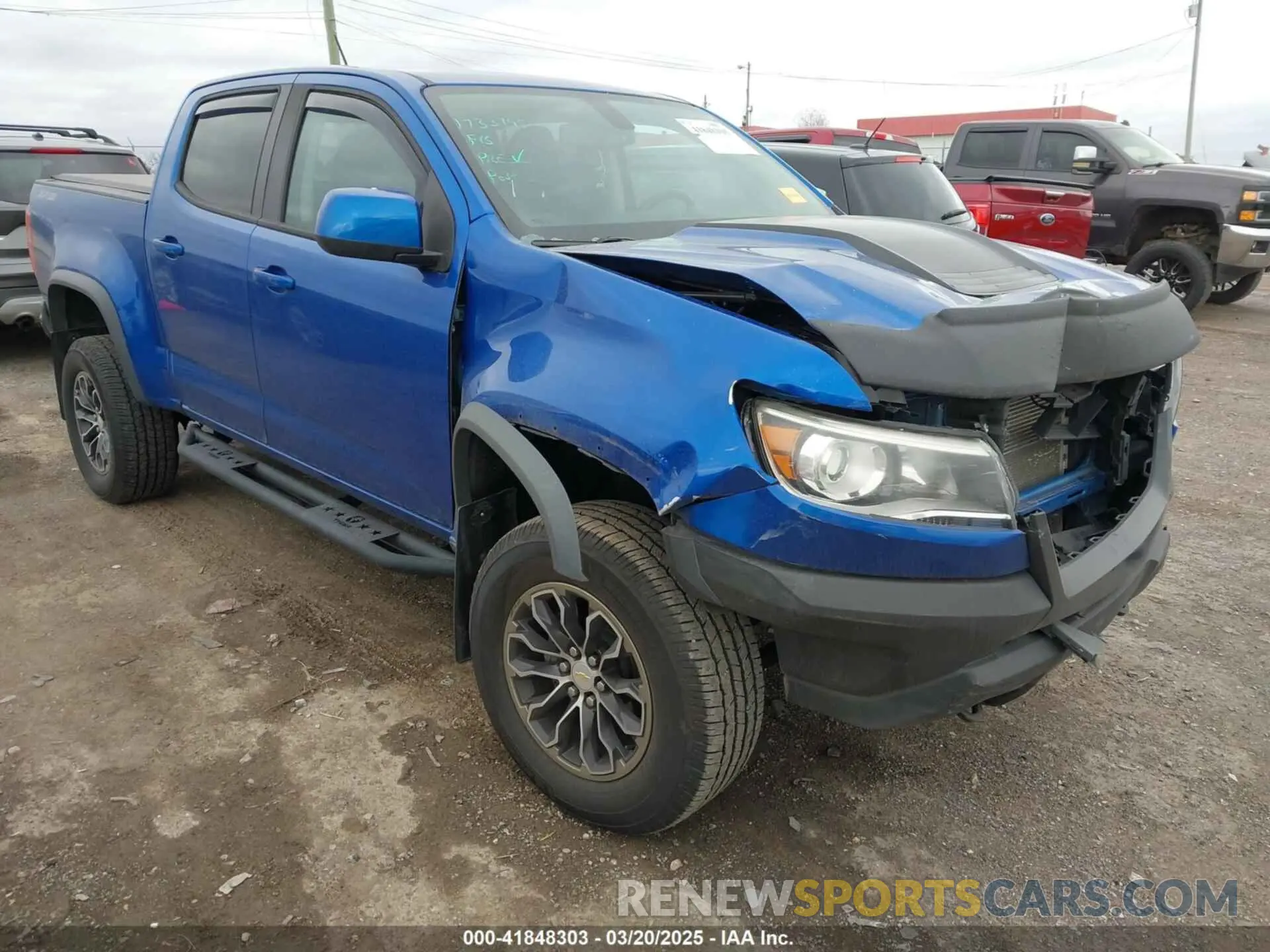 1 fotografías del automóvil dañado 1GCGTEEN7K1310876 CHEVROLET COLORADO 2019