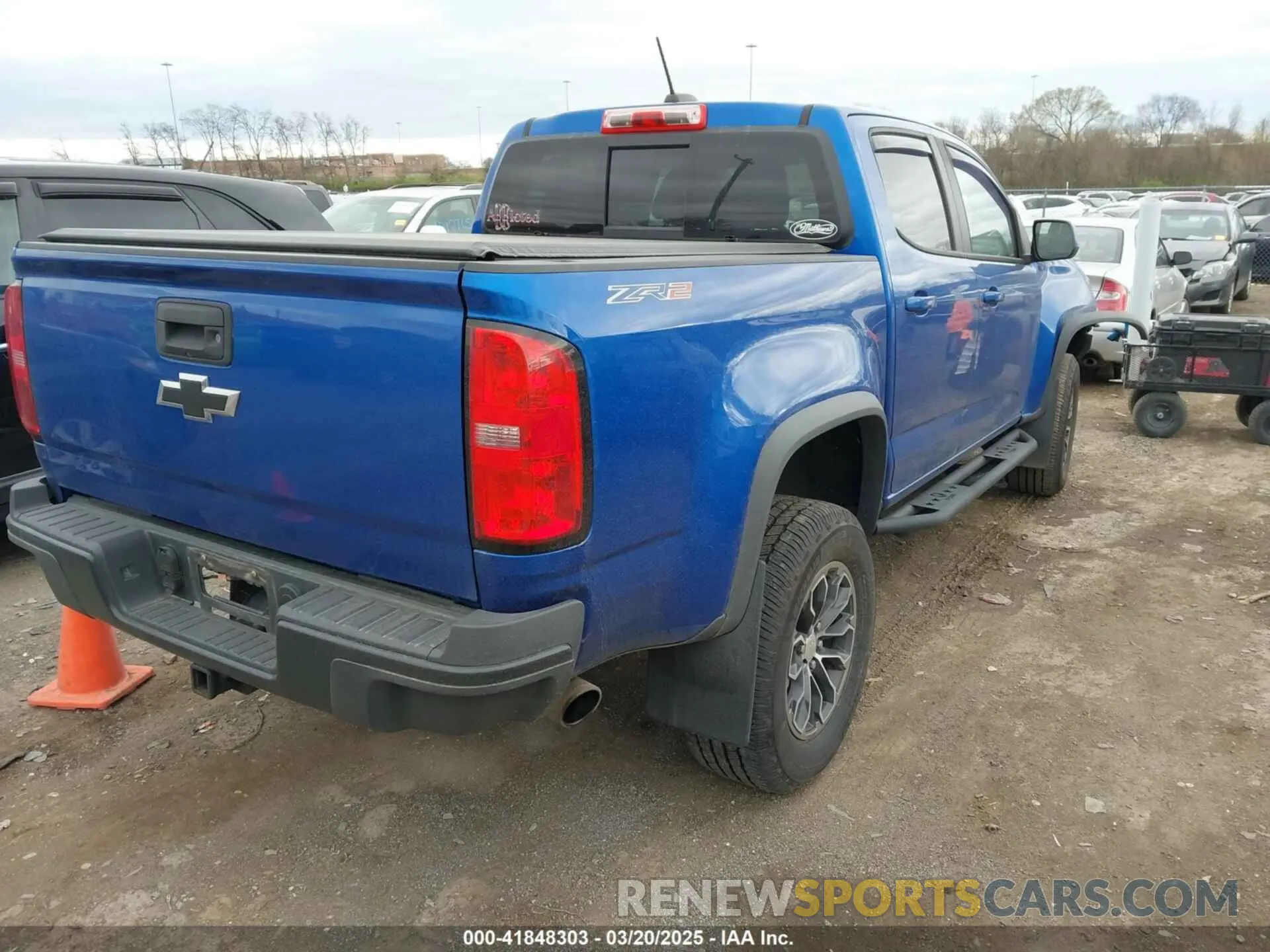 4 fotografías del automóvil dañado 1GCGTEEN7K1310876 CHEVROLET COLORADO 2019