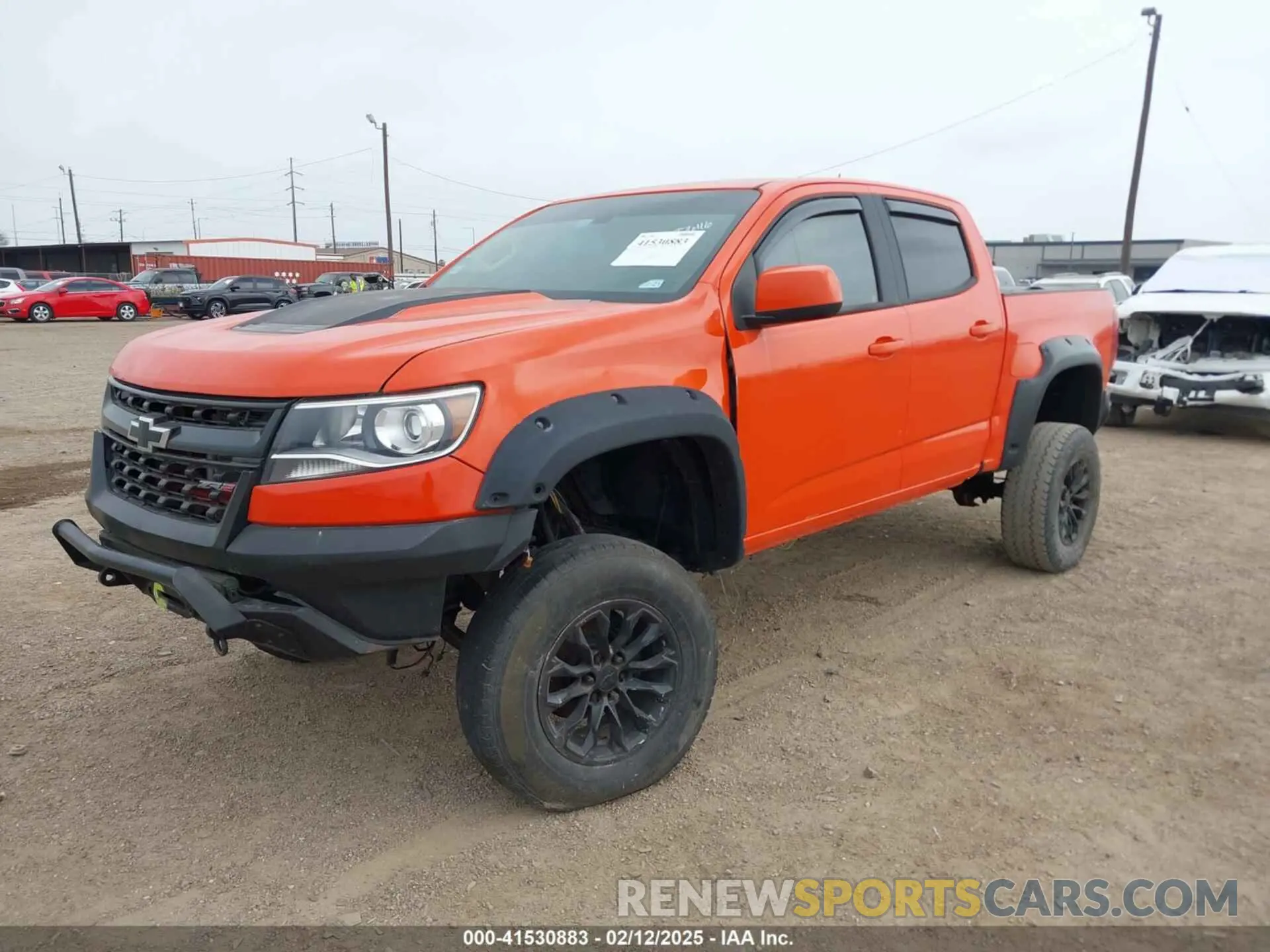 2 fotografías del automóvil dañado 1GCGTEEN9K1187646 CHEVROLET COLORADO 2019
