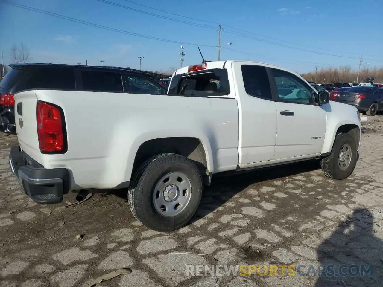 3 fotografías del automóvil dañado 1GCHSBEA1K1170505 CHEVROLET COLORADO 2019