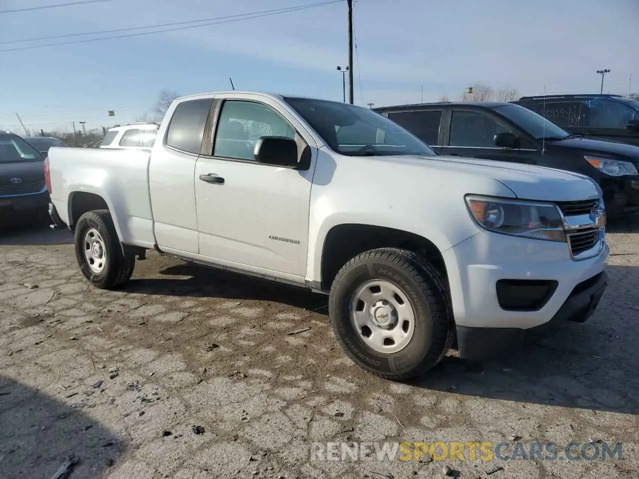 4 fotografías del automóvil dañado 1GCHSBEA1K1170505 CHEVROLET COLORADO 2019