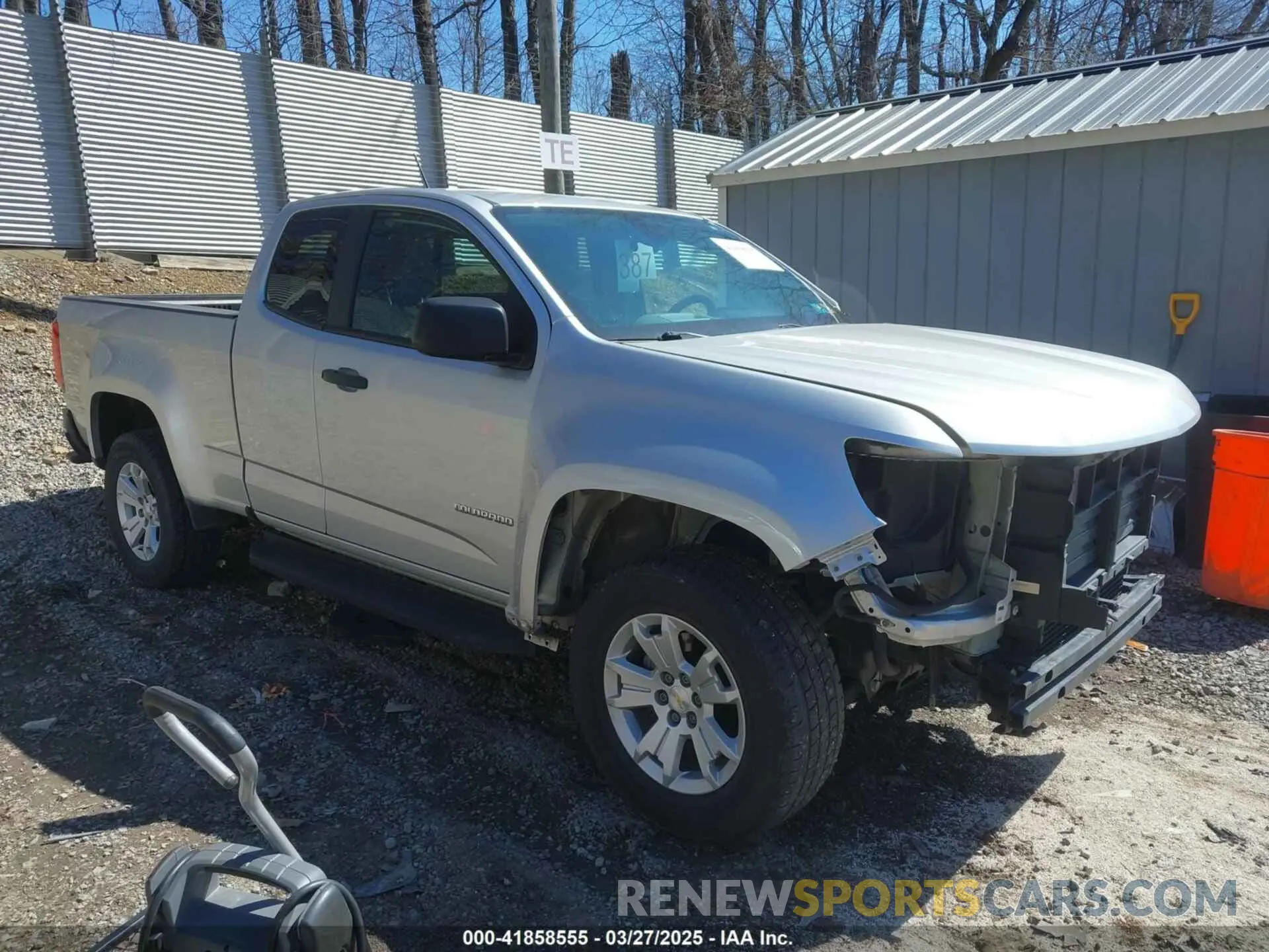 1 fotografías del automóvil dañado 1GCHSBEA2K1224619 CHEVROLET COLORADO 2019