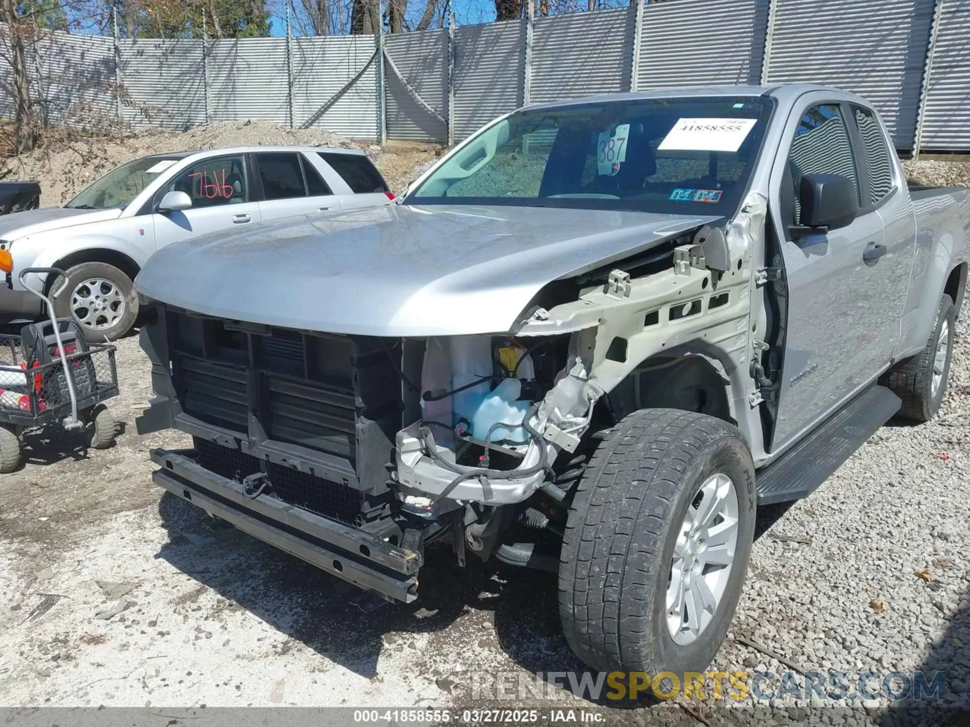 6 fotografías del automóvil dañado 1GCHSBEA2K1224619 CHEVROLET COLORADO 2019