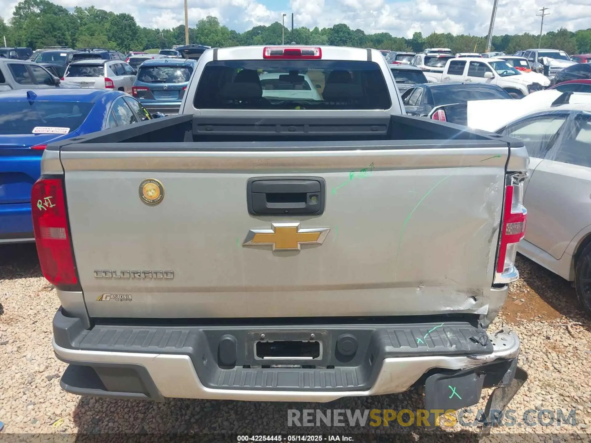16 fotografías del automóvil dañado 1GCHSBEA3K1260366 CHEVROLET COLORADO 2019