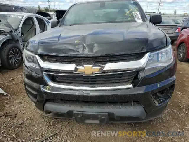 5 fotografías del automóvil dañado 1GCHSBEA3K1313244 CHEVROLET COLORADO 2019