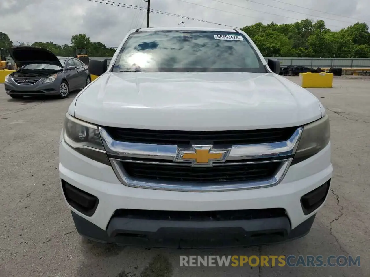 5 fotografías del automóvil dañado 1GCHSBEA4K1187475 CHEVROLET COLORADO 2019