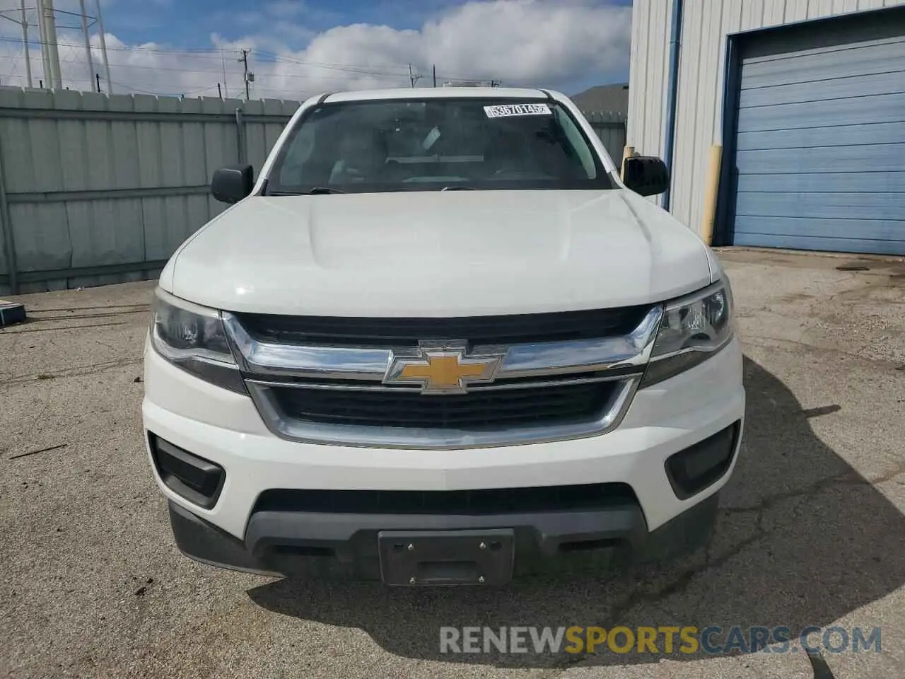 5 fotografías del automóvil dañado 1GCHSBEA8K1194333 CHEVROLET COLORADO 2019