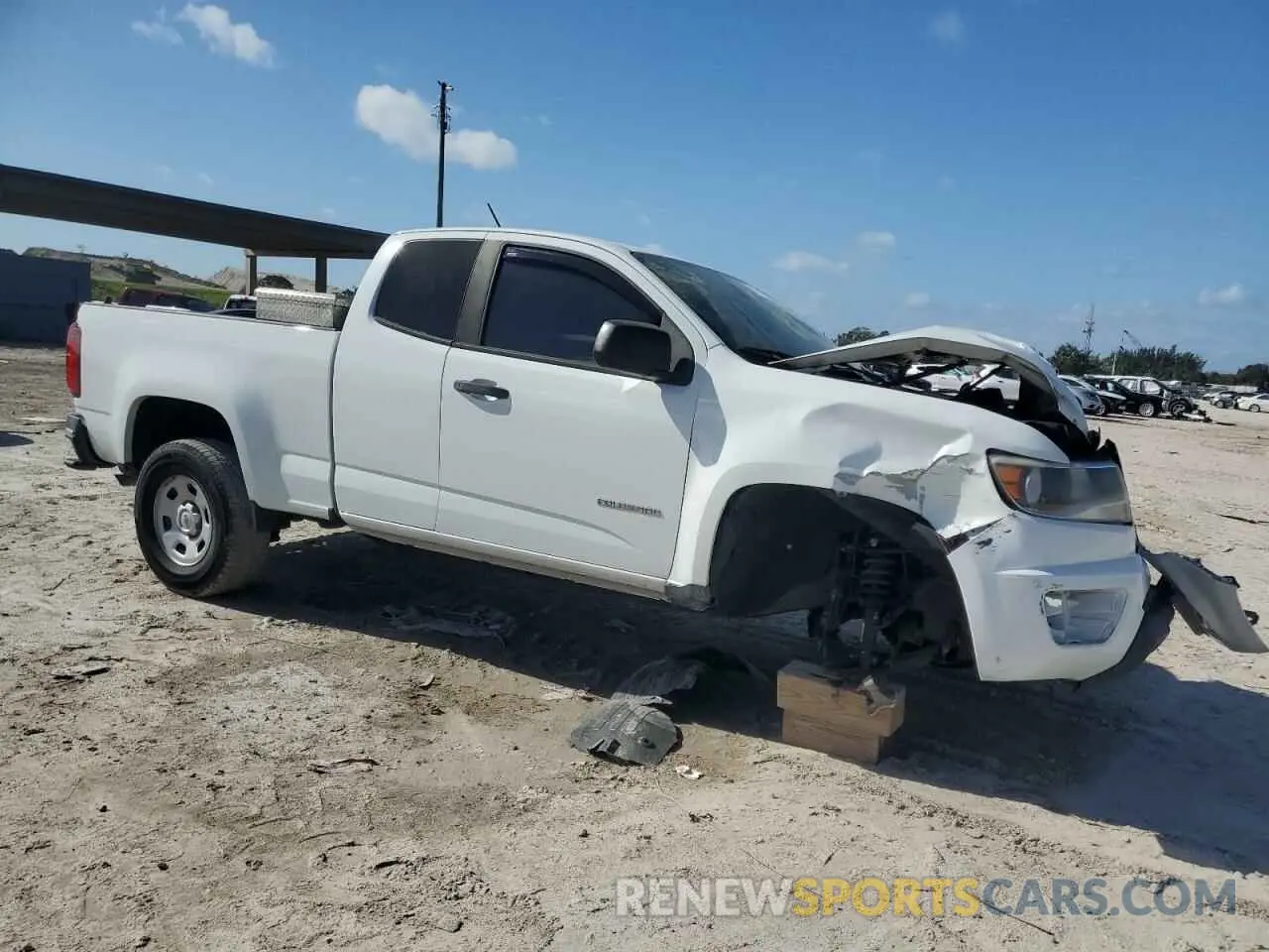 4 fotografías del automóvil dañado 1GCHSBEA9K1261814 CHEVROLET COLORADO 2019