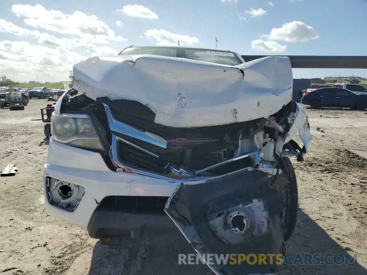5 fotografías del automóvil dañado 1GCHSBEA9K1261814 CHEVROLET COLORADO 2019