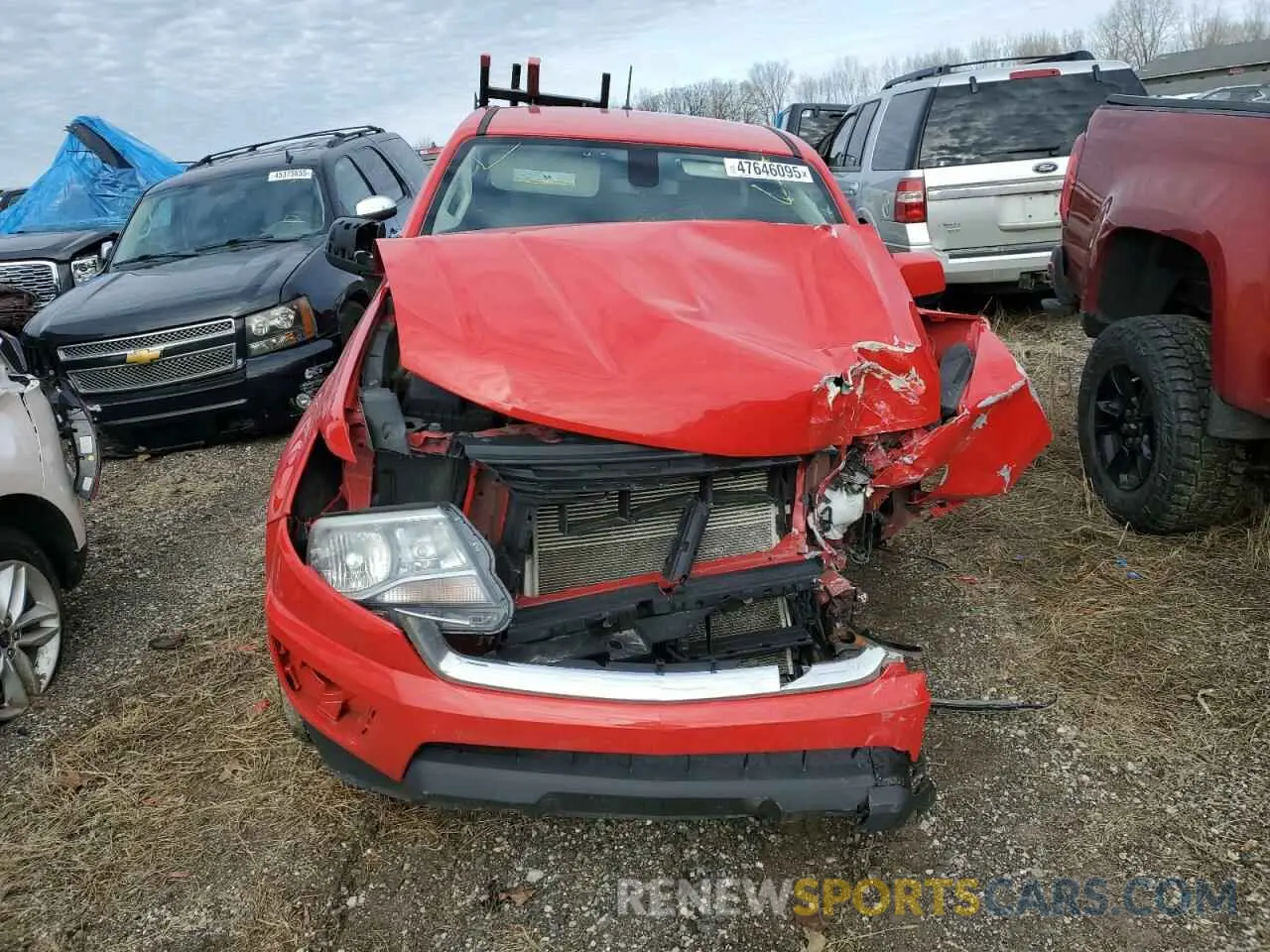 5 fotografías del automóvil dañado 1GCHSBEN0K1283476 CHEVROLET COLORADO 2019