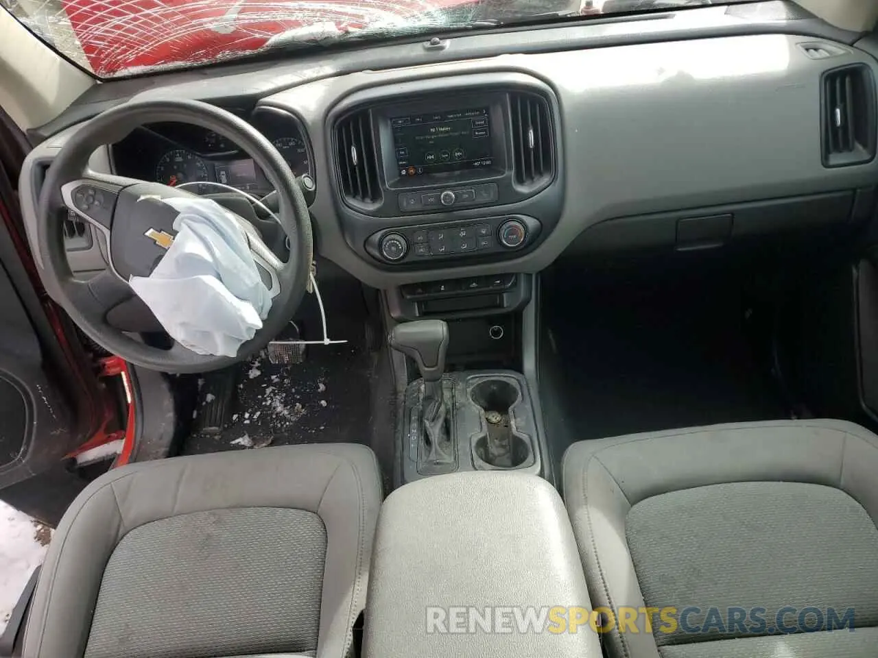 8 fotografías del automóvil dañado 1GCHSBEN0K1283476 CHEVROLET COLORADO 2019