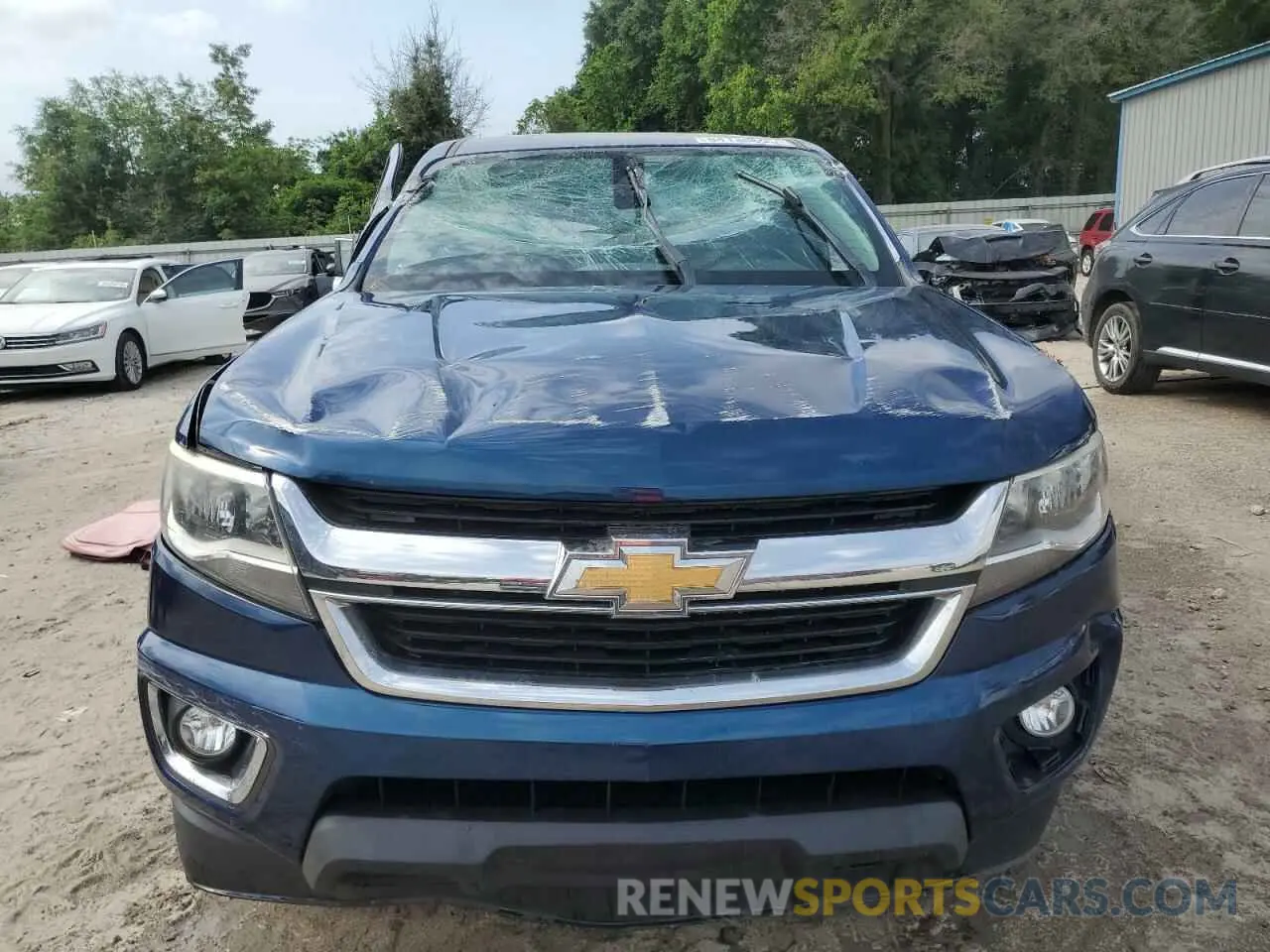 5 fotografías del automóvil dañado 1GCHSCEA3K1132389 CHEVROLET COLORADO 2019