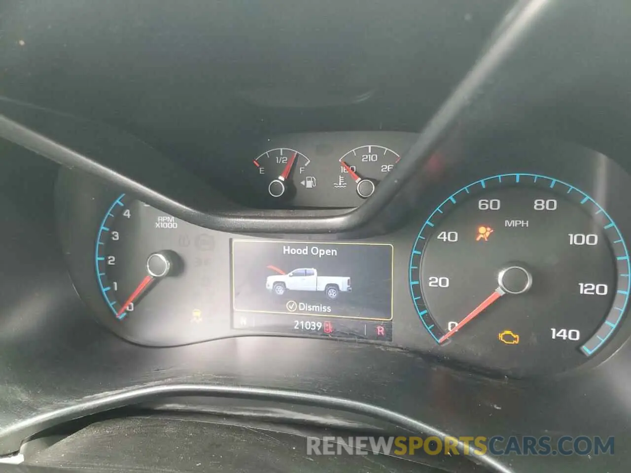 9 fotografías del automóvil dañado 1GCHSCEA3K1132389 CHEVROLET COLORADO 2019