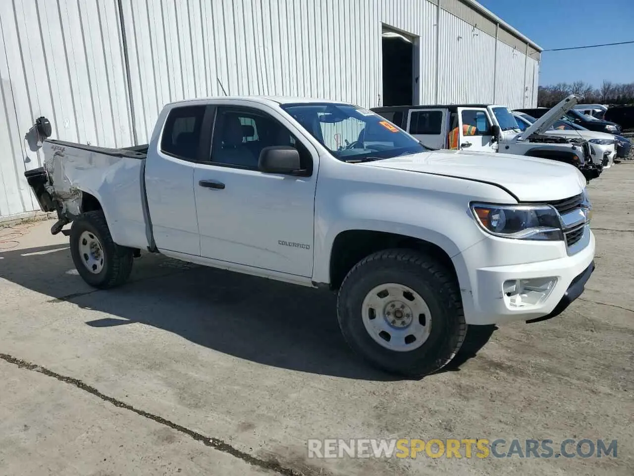 4 fotografías del automóvil dañado 1GCHTBEN0K1165182 CHEVROLET COLORADO 2019