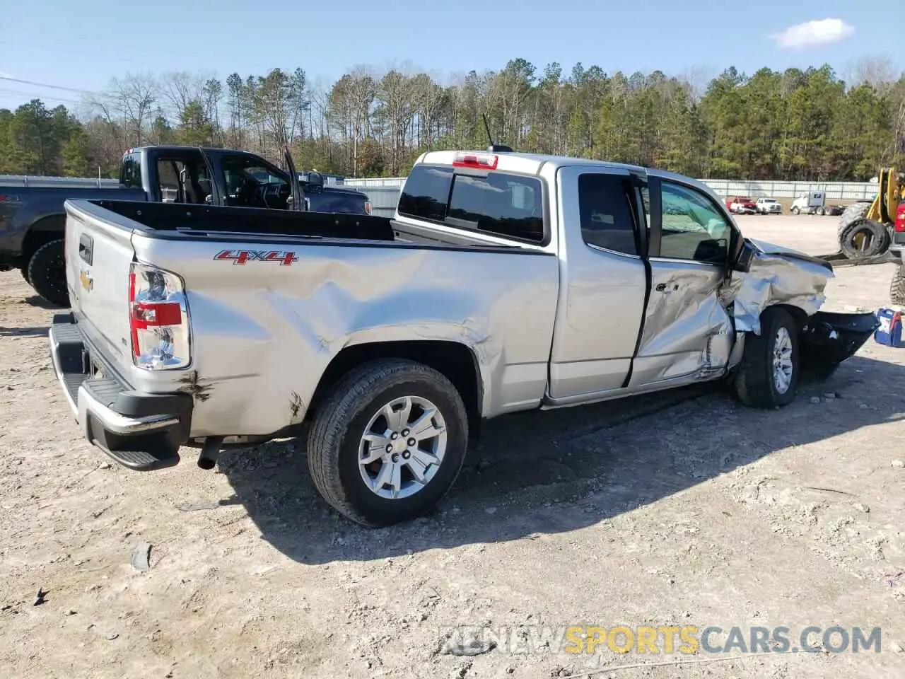 3 fotografías del automóvil dañado 1GCHTCEN2K1232824 CHEVROLET COLORADO 2019