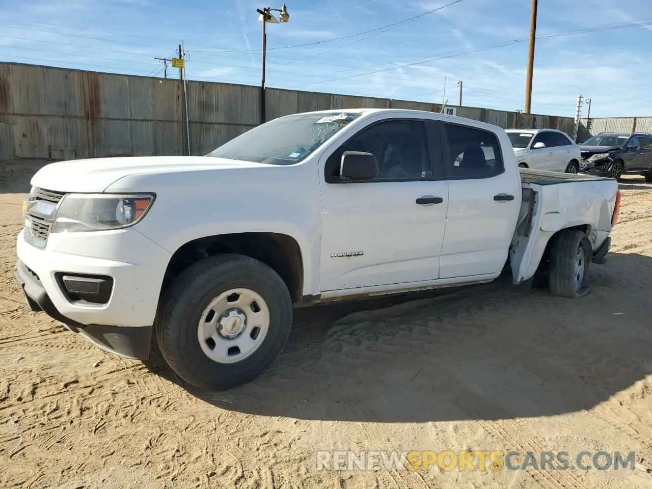 1 fotografías del automóvil dañado 1GCGSBEA1L1112942 CHEVROLET COLORADO 2020