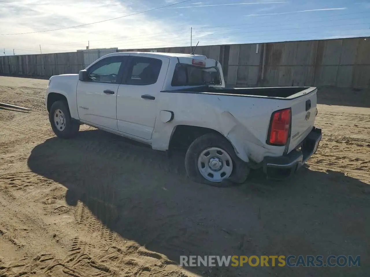 2 fotografías del automóvil dañado 1GCGSBEA1L1112942 CHEVROLET COLORADO 2020