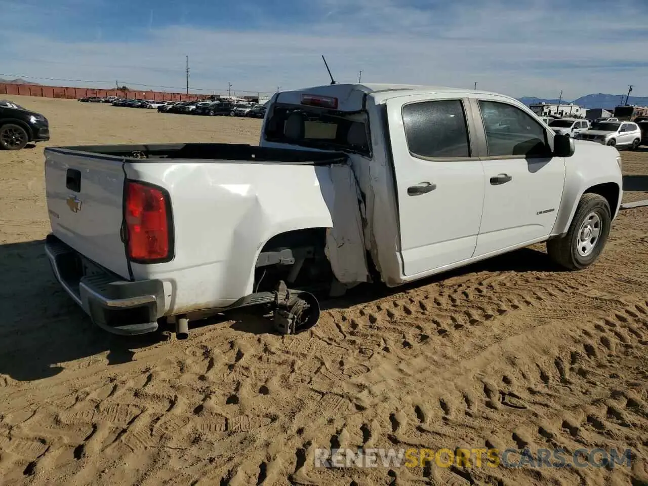 3 fotografías del automóvil dañado 1GCGSBEA1L1112942 CHEVROLET COLORADO 2020