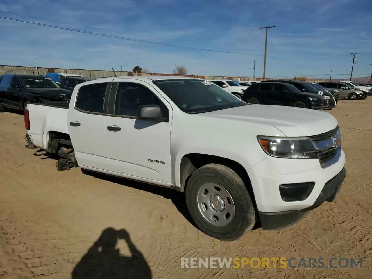 4 fotografías del automóvil dañado 1GCGSBEA1L1112942 CHEVROLET COLORADO 2020