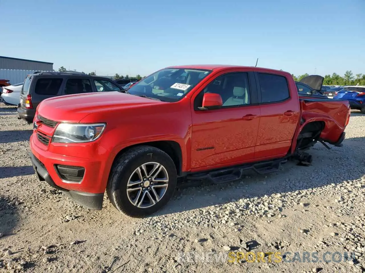 1 fotografías del automóvil dañado 1GCGSBEA2L1207834 CHEVROLET COLORADO 2020