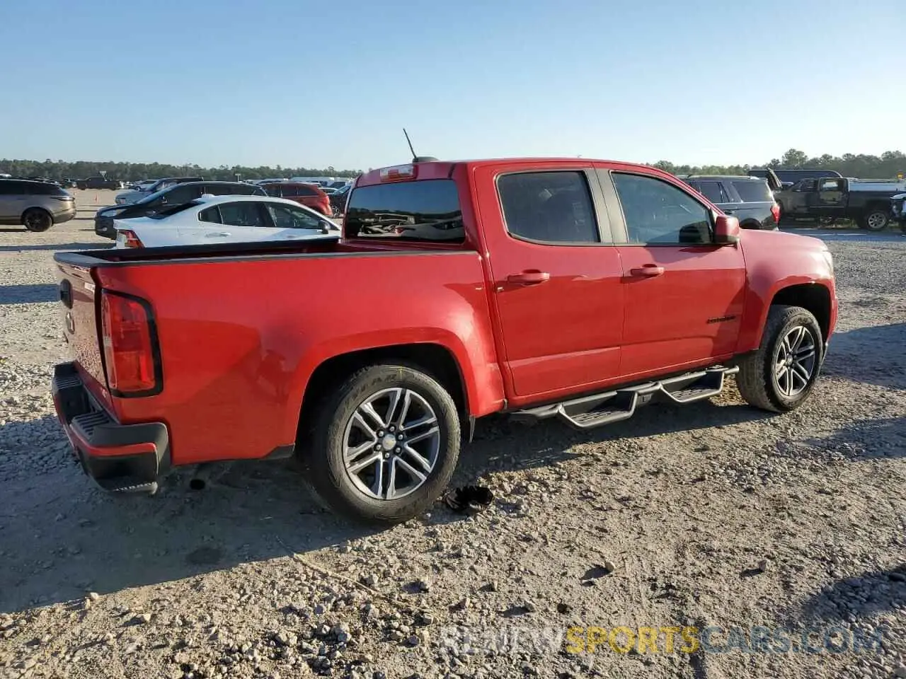 3 fotografías del automóvil dañado 1GCGSBEA2L1207834 CHEVROLET COLORADO 2020