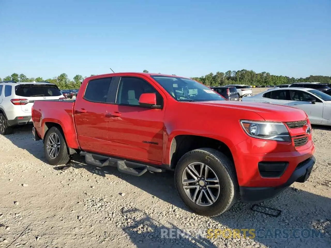 4 fotografías del automóvil dañado 1GCGSBEA2L1207834 CHEVROLET COLORADO 2020