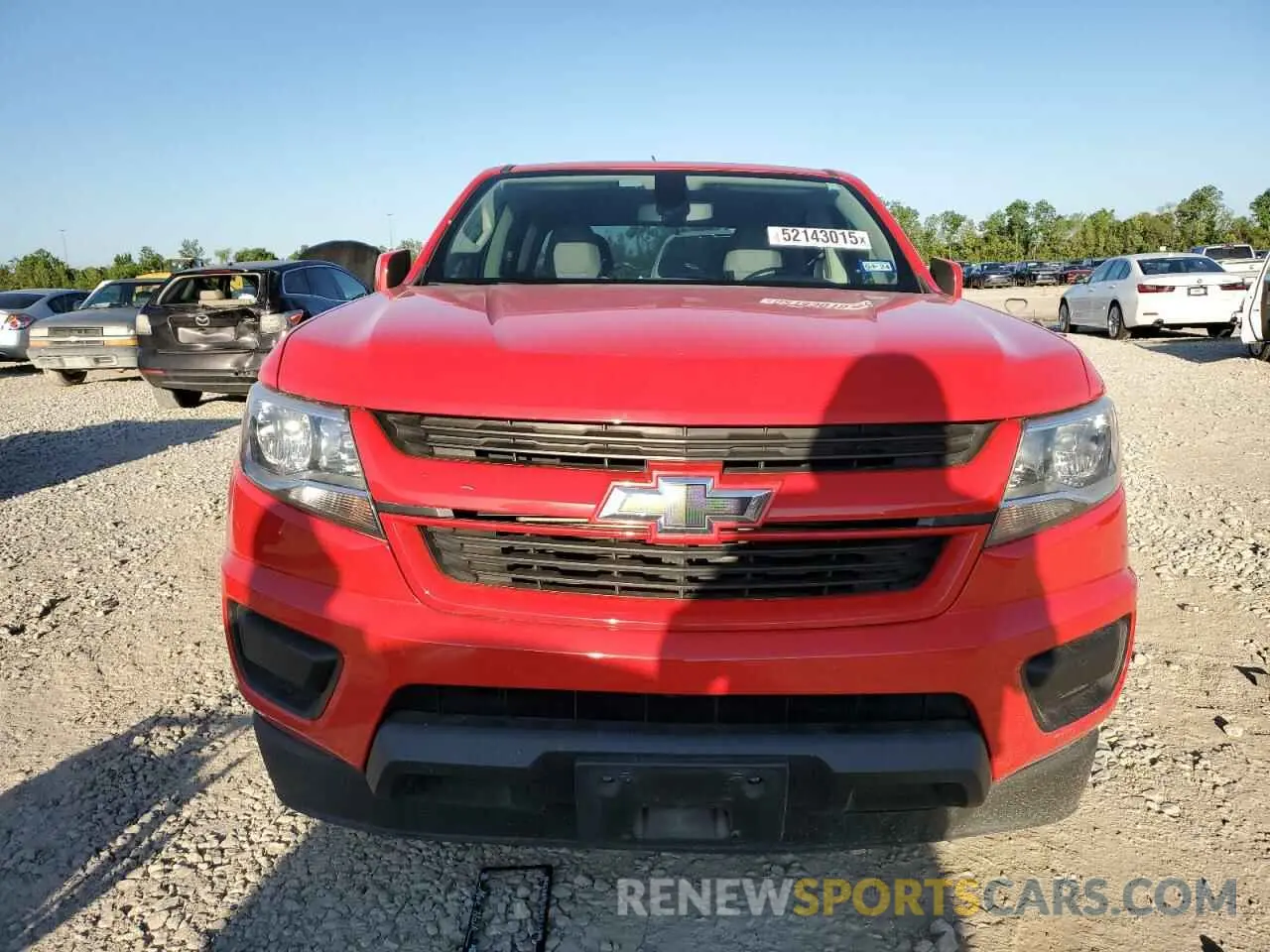 5 fotografías del automóvil dañado 1GCGSBEA2L1207834 CHEVROLET COLORADO 2020