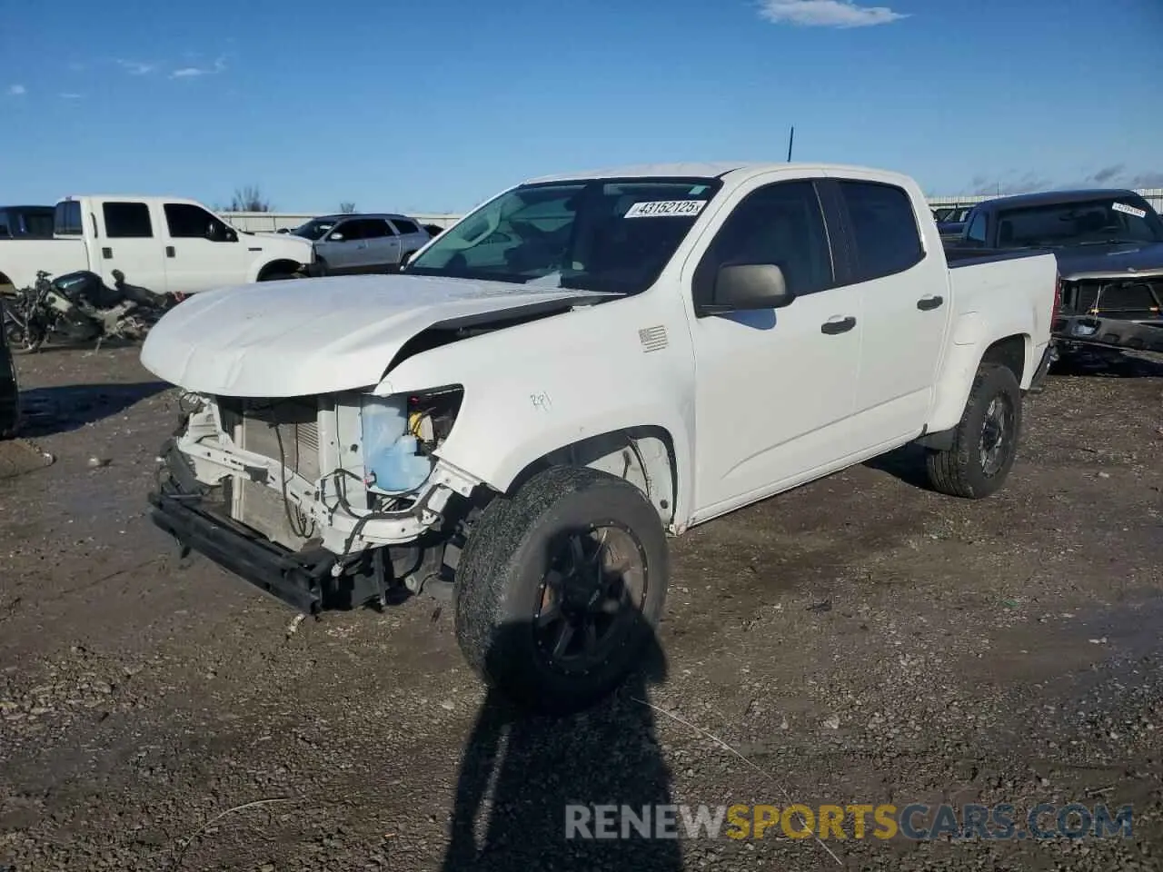 1 fotografías del automóvil dañado 1GCGSBEA9L1100733 CHEVROLET COLORADO 2020