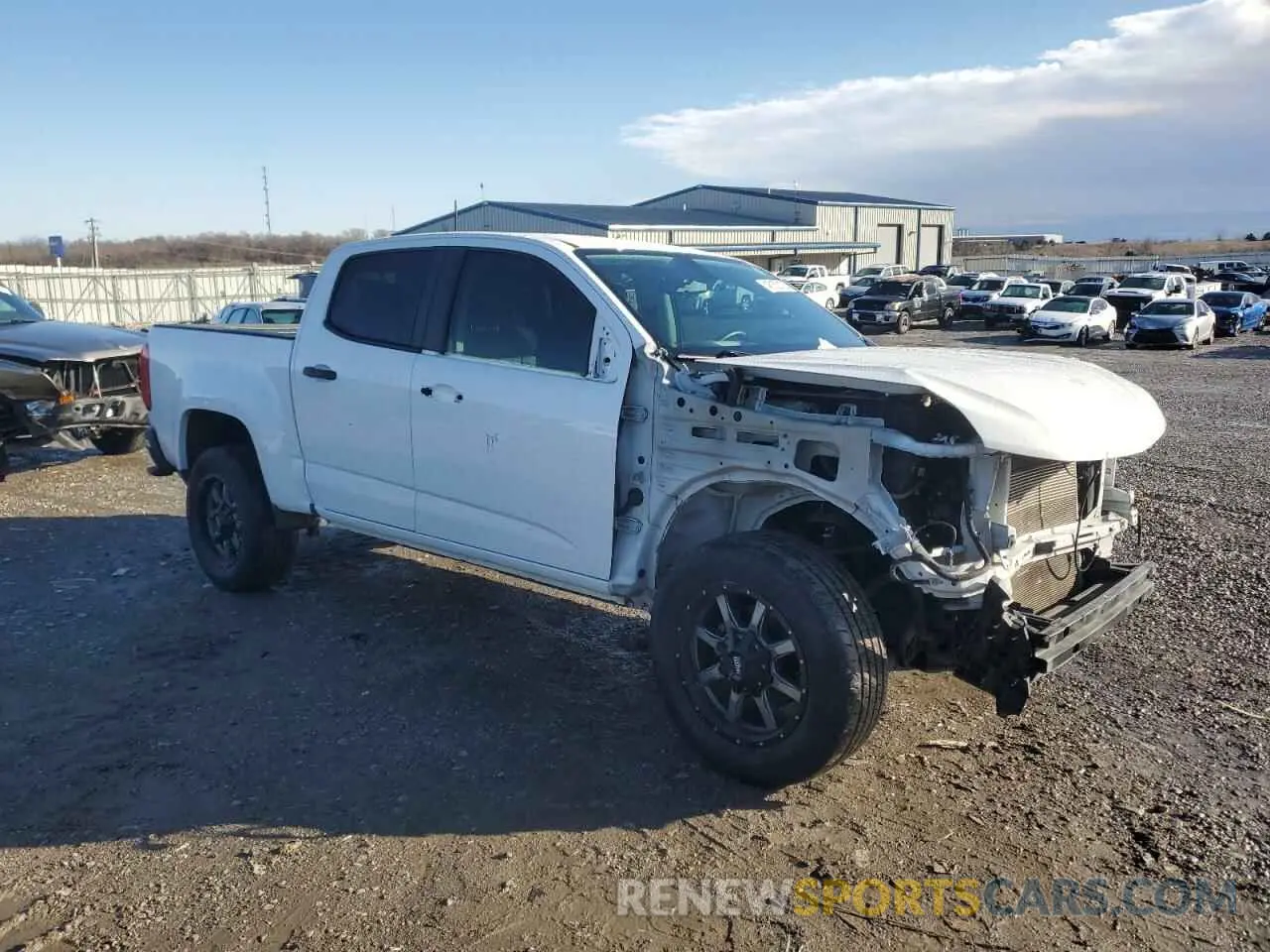 4 fotografías del automóvil dañado 1GCGSBEA9L1100733 CHEVROLET COLORADO 2020