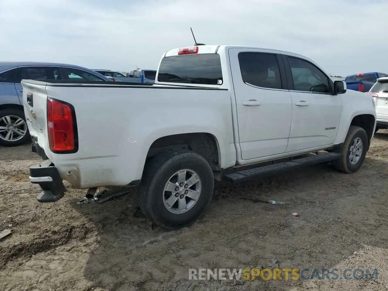 3 fotografías del automóvil dañado 1GCGSBEA9L1105544 CHEVROLET COLORADO 2020