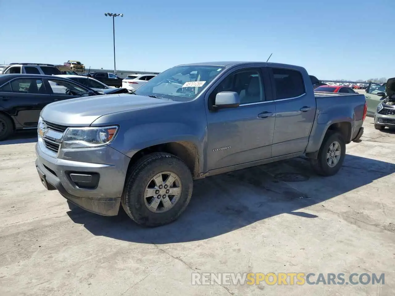 1 fotografías del automóvil dañado 1GCGSBEN0L1103474 CHEVROLET COLORADO 2020