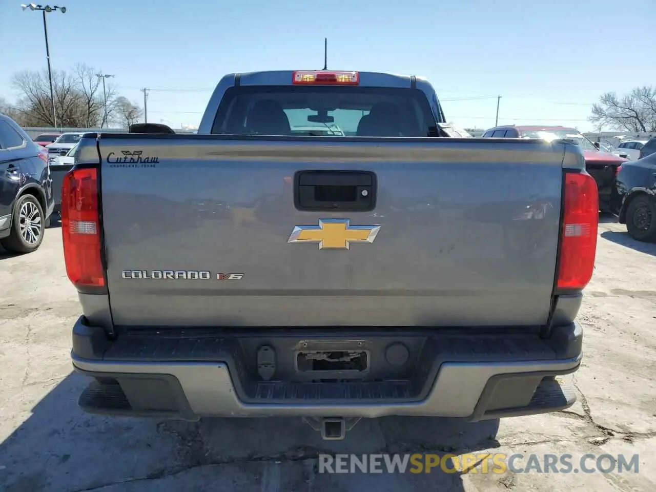 6 fotografías del automóvil dañado 1GCGSBEN0L1103474 CHEVROLET COLORADO 2020