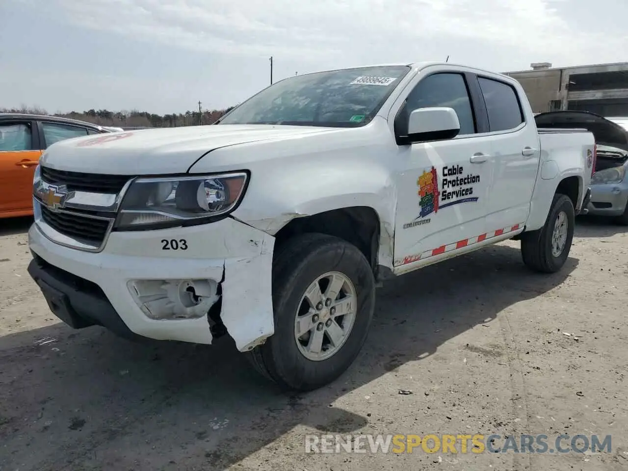 1 fotografías del automóvil dañado 1GCGSBEN0L1175436 CHEVROLET COLORADO 2020