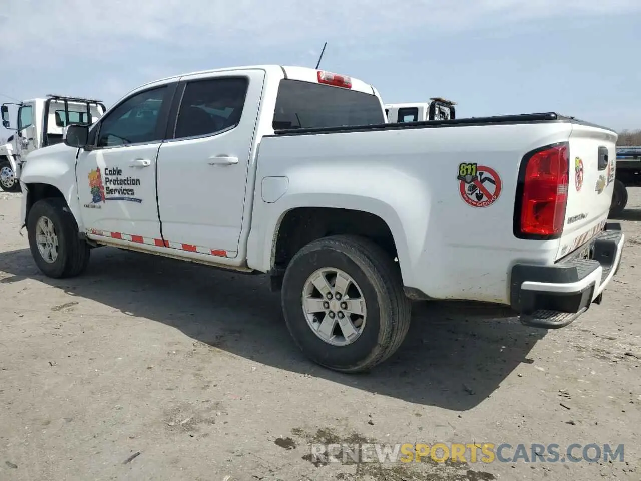 2 fotografías del automóvil dañado 1GCGSBEN0L1175436 CHEVROLET COLORADO 2020