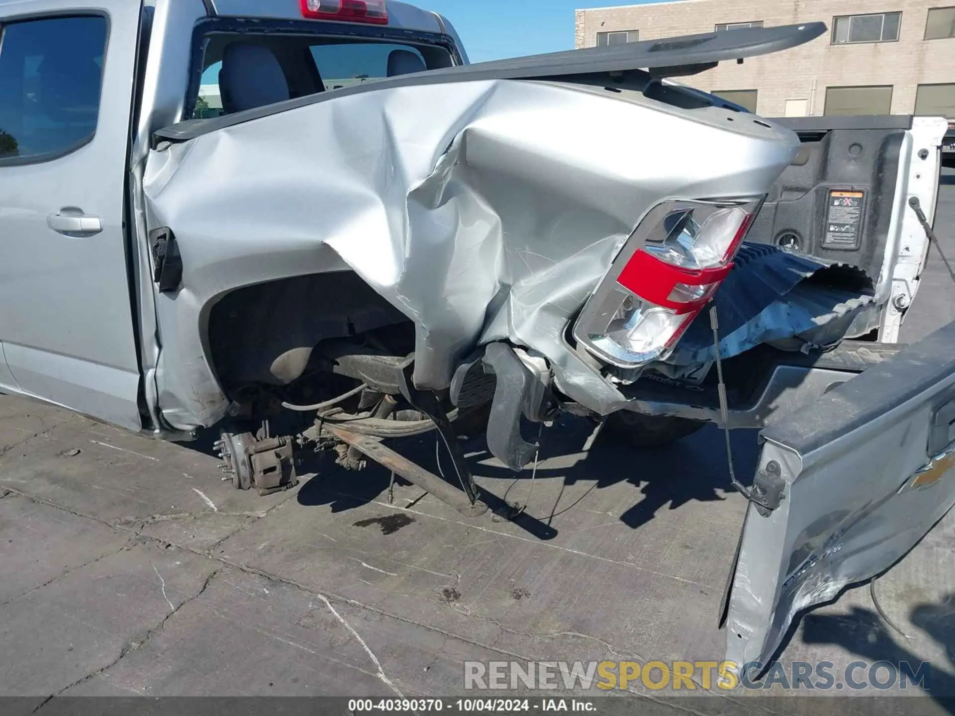 17 fotografías del automóvil dañado 1GCGSBEN0L1209889 CHEVROLET COLORADO 2020
