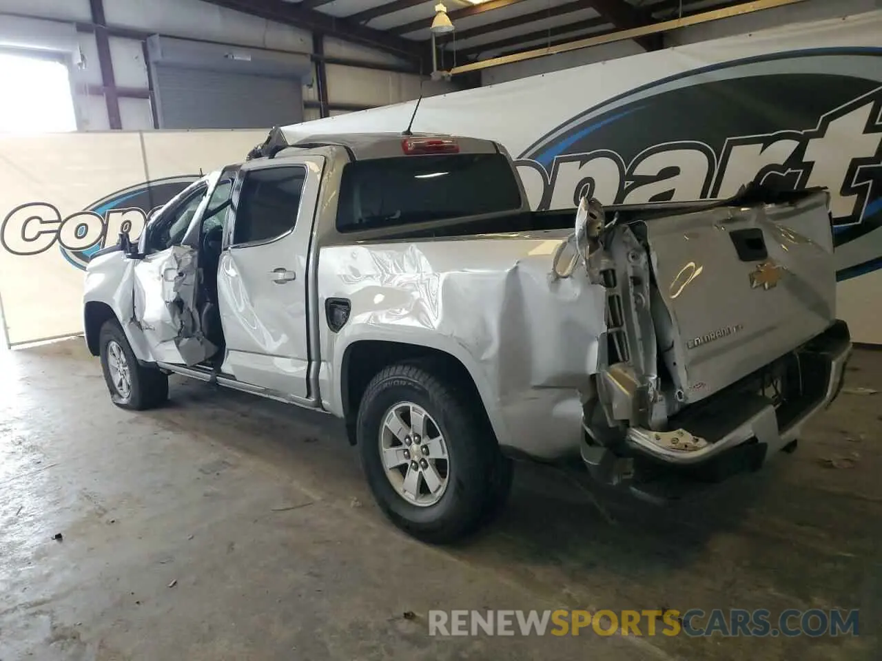 2 fotografías del automóvil dañado 1GCGSBENXL1140824 CHEVROLET COLORADO 2020