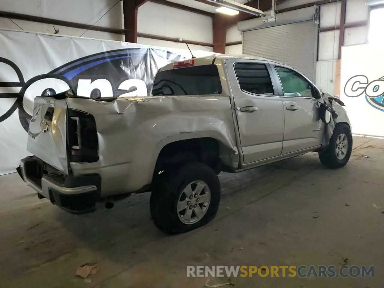 3 fotografías del automóvil dañado 1GCGSBENXL1140824 CHEVROLET COLORADO 2020