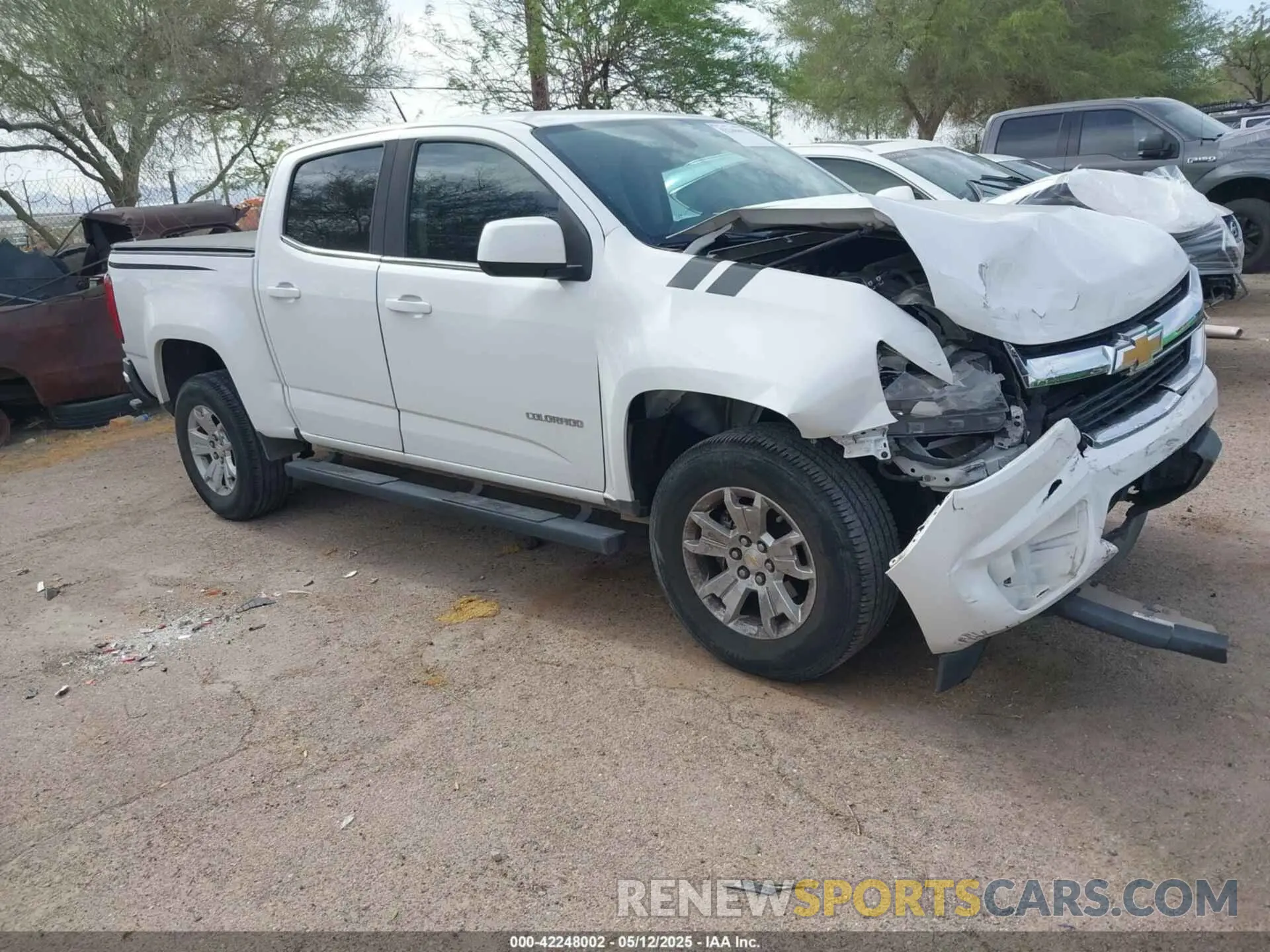 1 fotografías del automóvil dañado 1GCGSCEN0L1124654 CHEVROLET COLORADO 2020