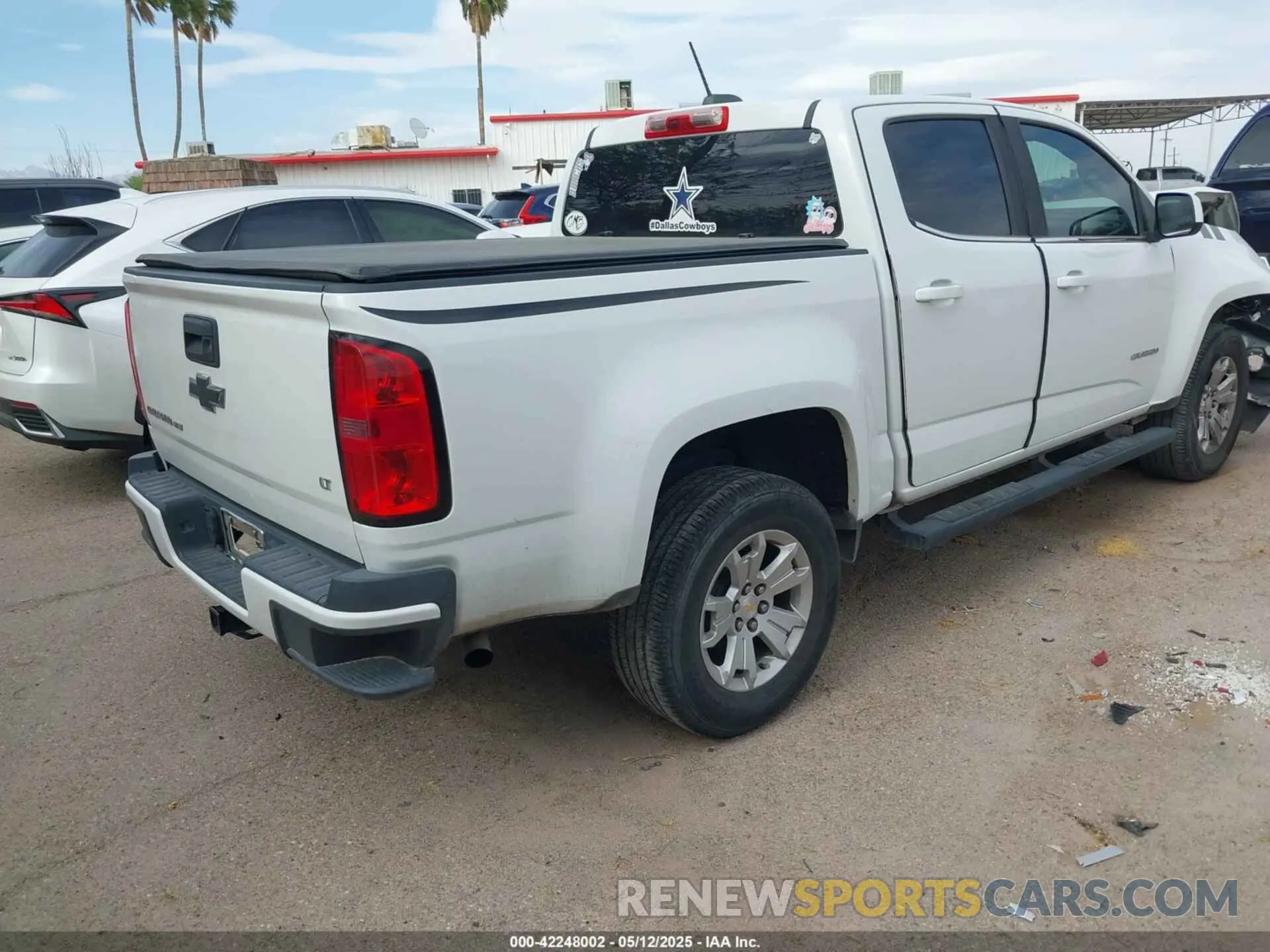 4 fotografías del automóvil dañado 1GCGSCEN0L1124654 CHEVROLET COLORADO 2020