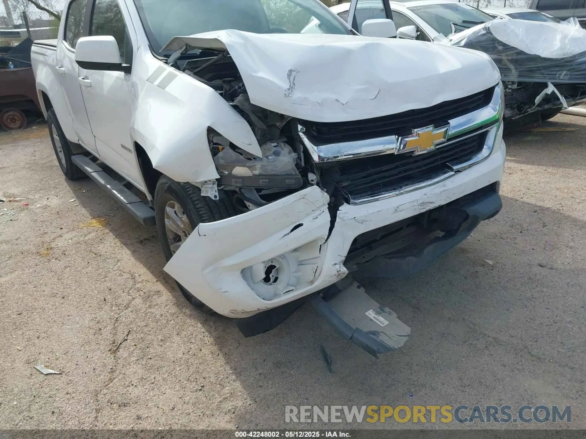 6 fotografías del automóvil dañado 1GCGSCEN0L1124654 CHEVROLET COLORADO 2020