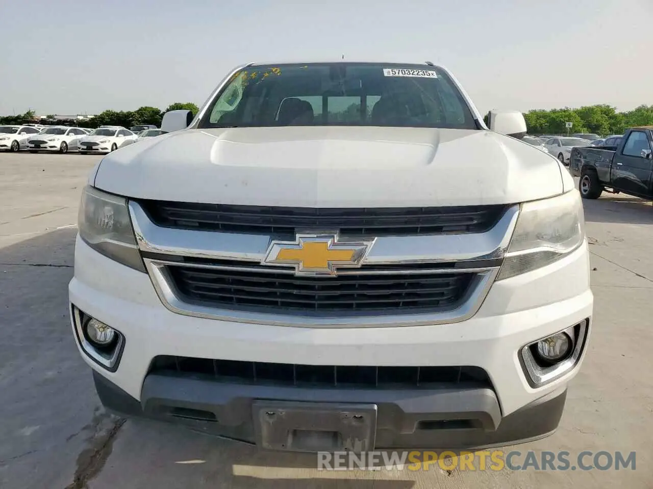 5 fotografías del automóvil dañado 1GCGSCEN0L1242686 CHEVROLET COLORADO 2020