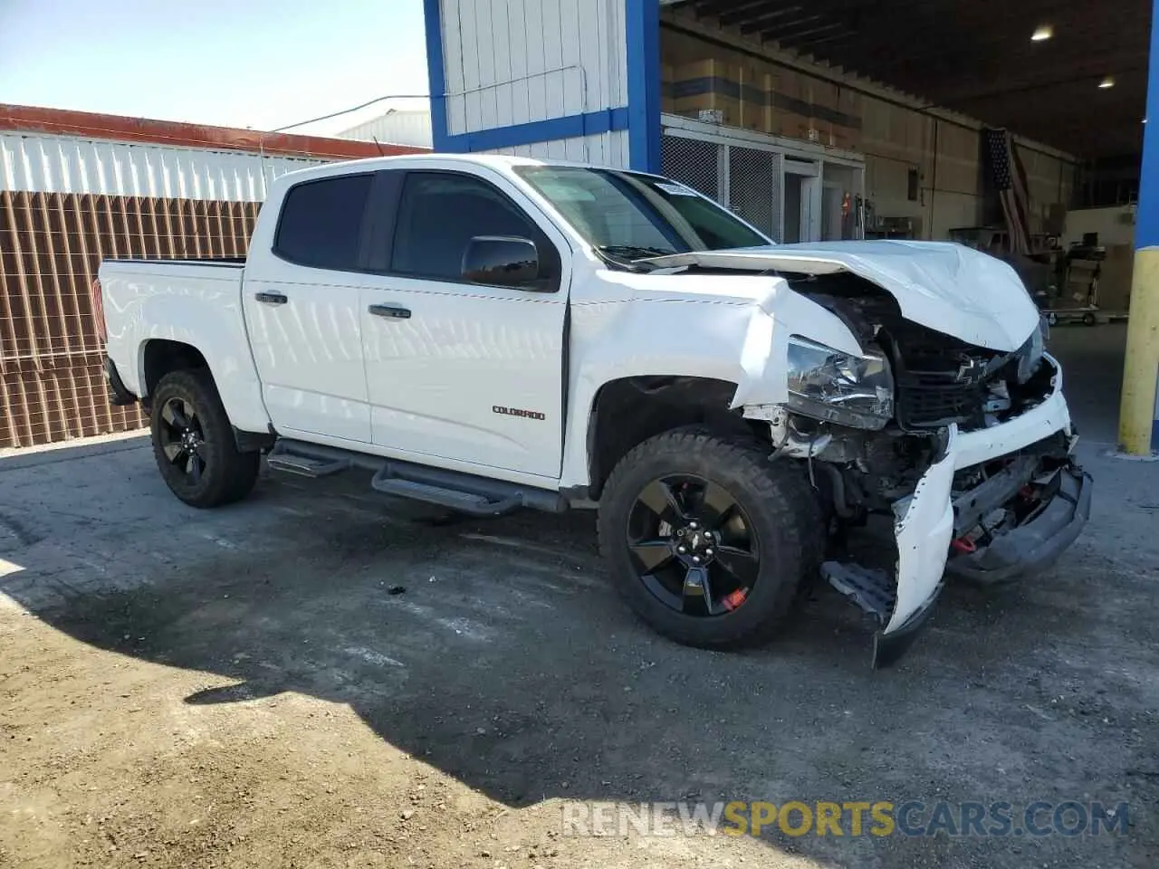 4 fotografías del automóvil dañado 1GCGSCEN1L1128566 CHEVROLET COLORADO 2020