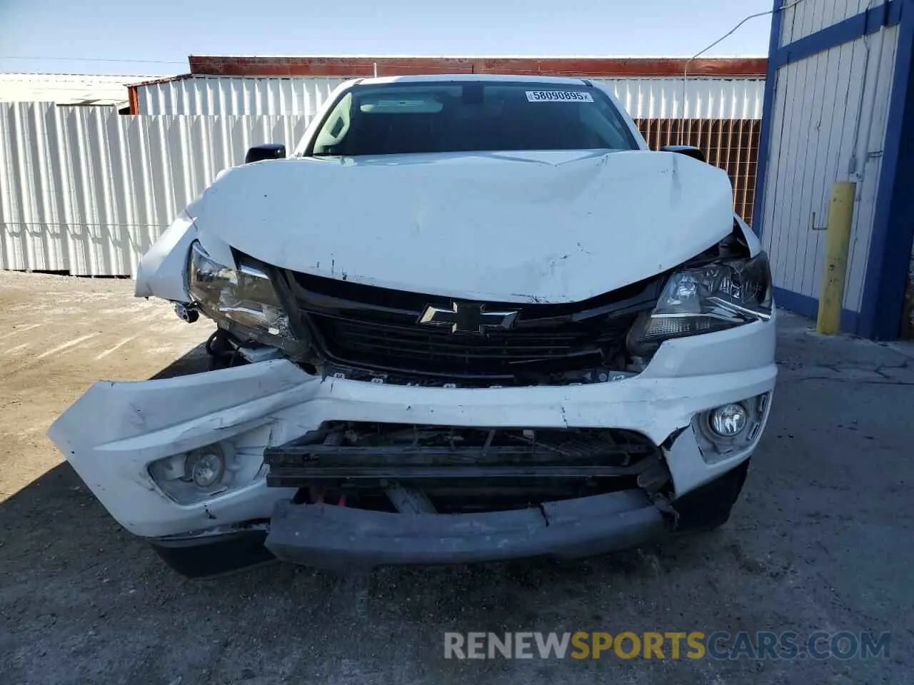 5 fotografías del automóvil dañado 1GCGSCEN1L1128566 CHEVROLET COLORADO 2020