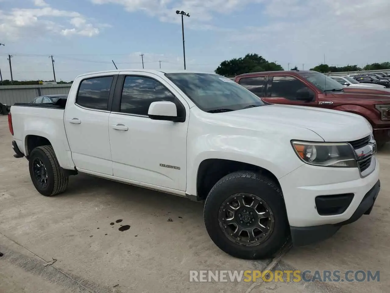 4 fotografías del automóvil dañado 1GCGSCEN2L1115647 CHEVROLET COLORADO 2020