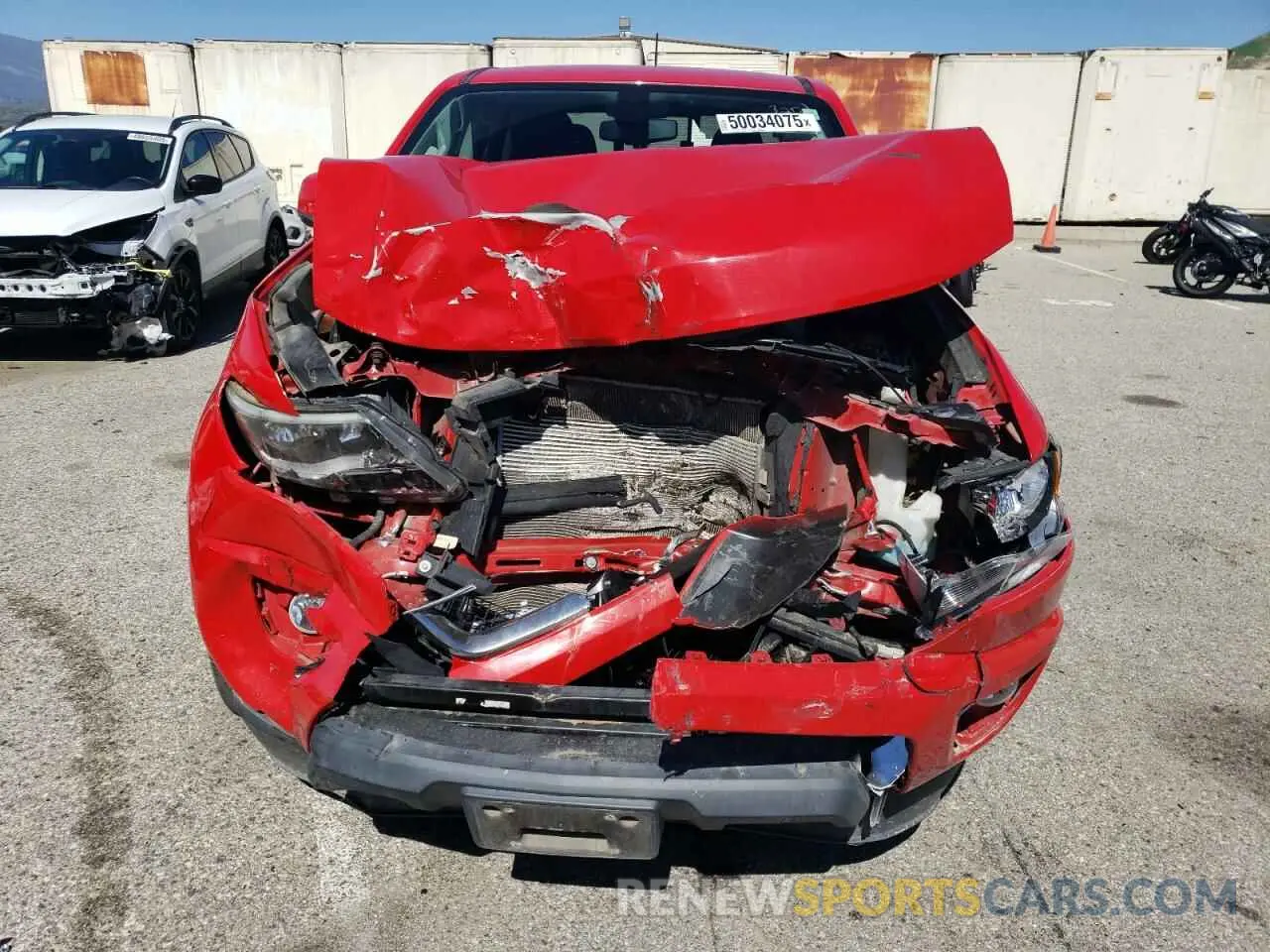5 fotografías del automóvil dañado 1GCGSCEN5L1213667 CHEVROLET COLORADO 2020