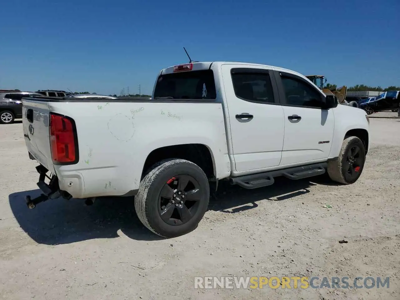 3 fotografías del automóvil dañado 1GCGSCEN5L1246572 CHEVROLET COLORADO 2020